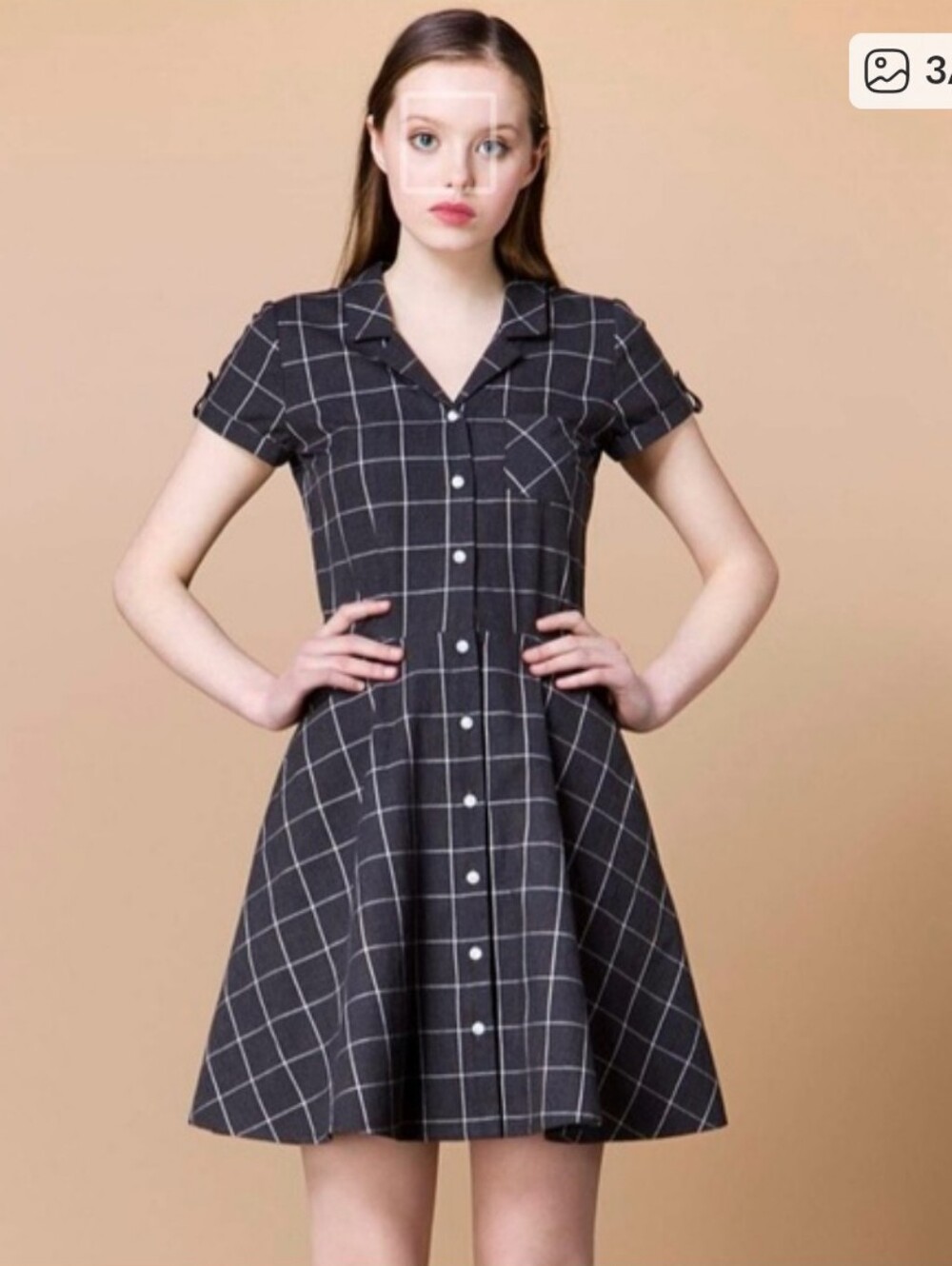 🇨🇦 Betina Lou Grey Shirtdress